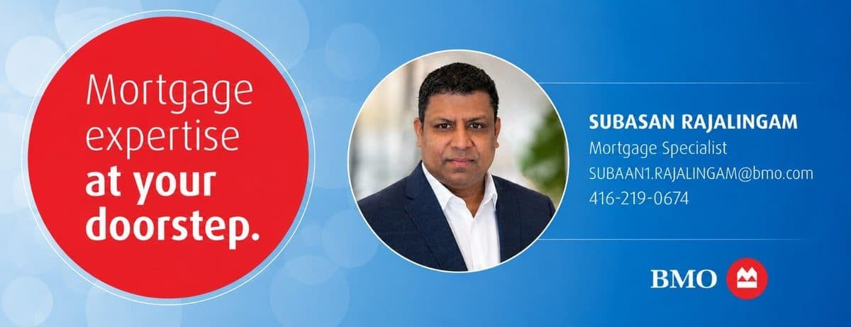 Subasan Rajalingam (BMO Mortgage Specialist)